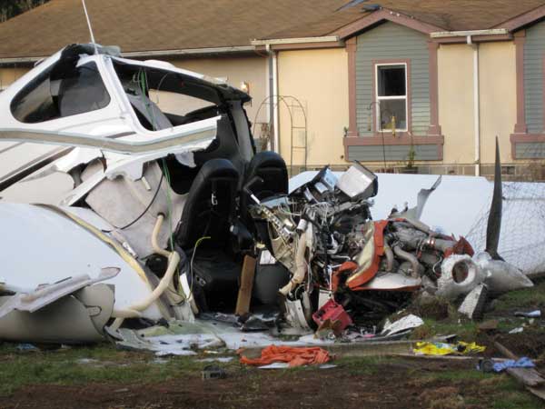 Morton Washington Cirrus Crash Photo by Sarah Erskine