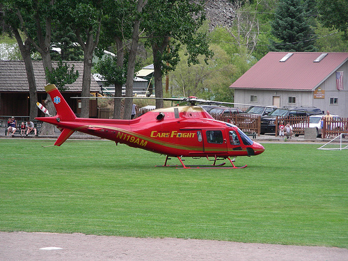 EMS helicopter