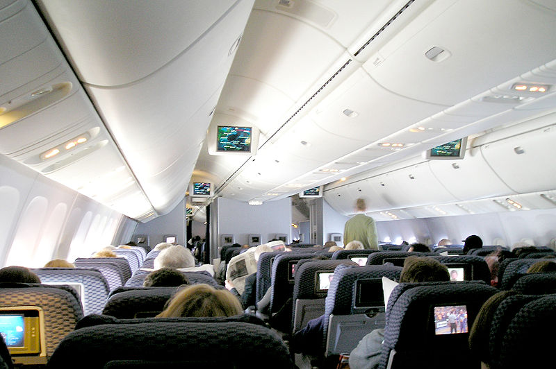 Continental 767 Cabin